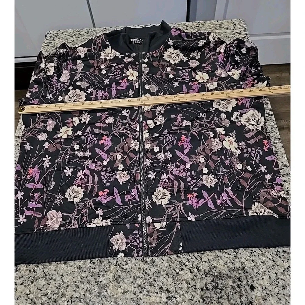 International Concepts‎ Purple Floral Jacket/ Shorts Set Mens 2XL